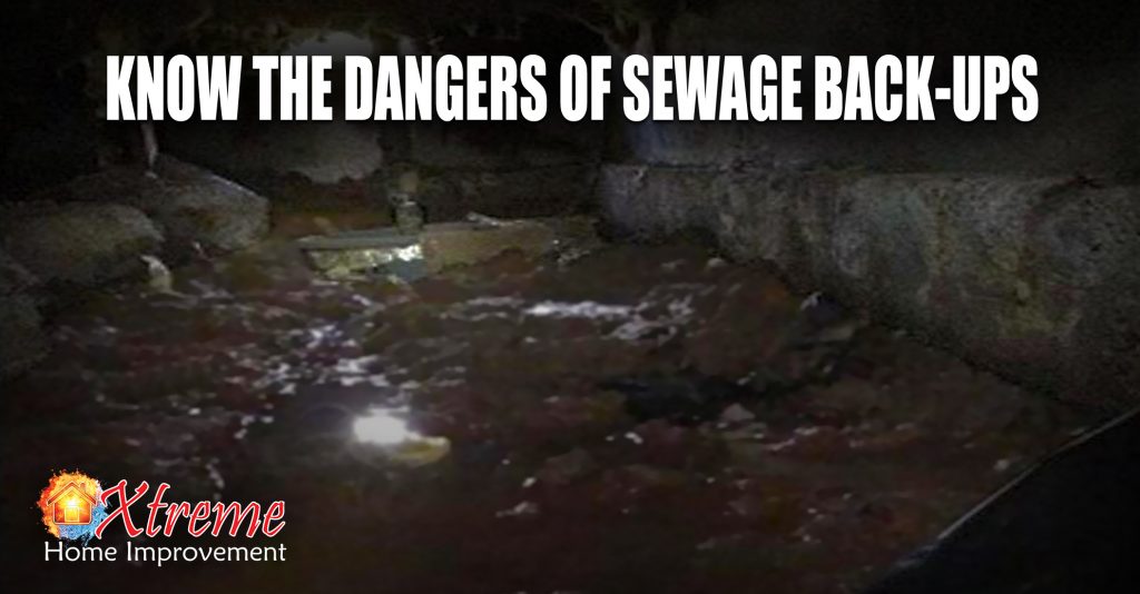 Know the Dangers of Sewage Back-ups